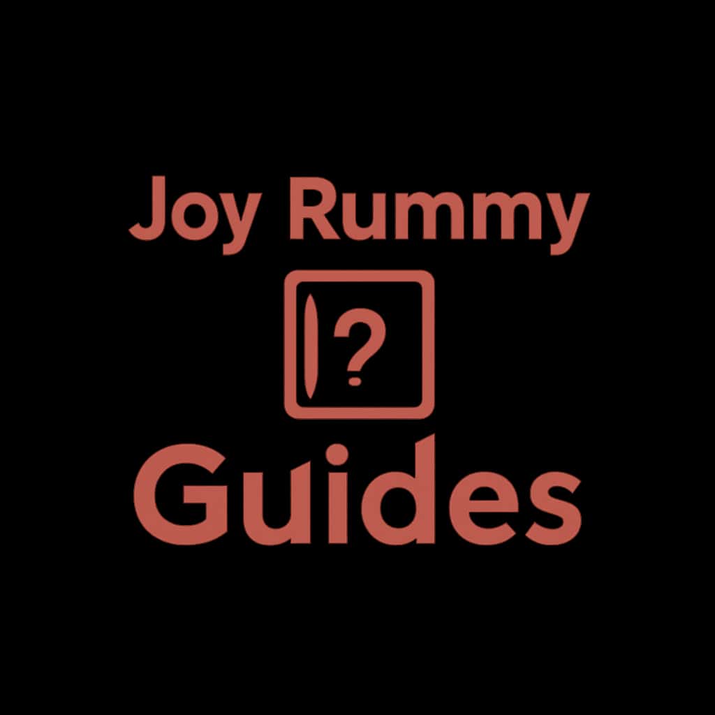 A simple badge for Joy Rummy Guides.