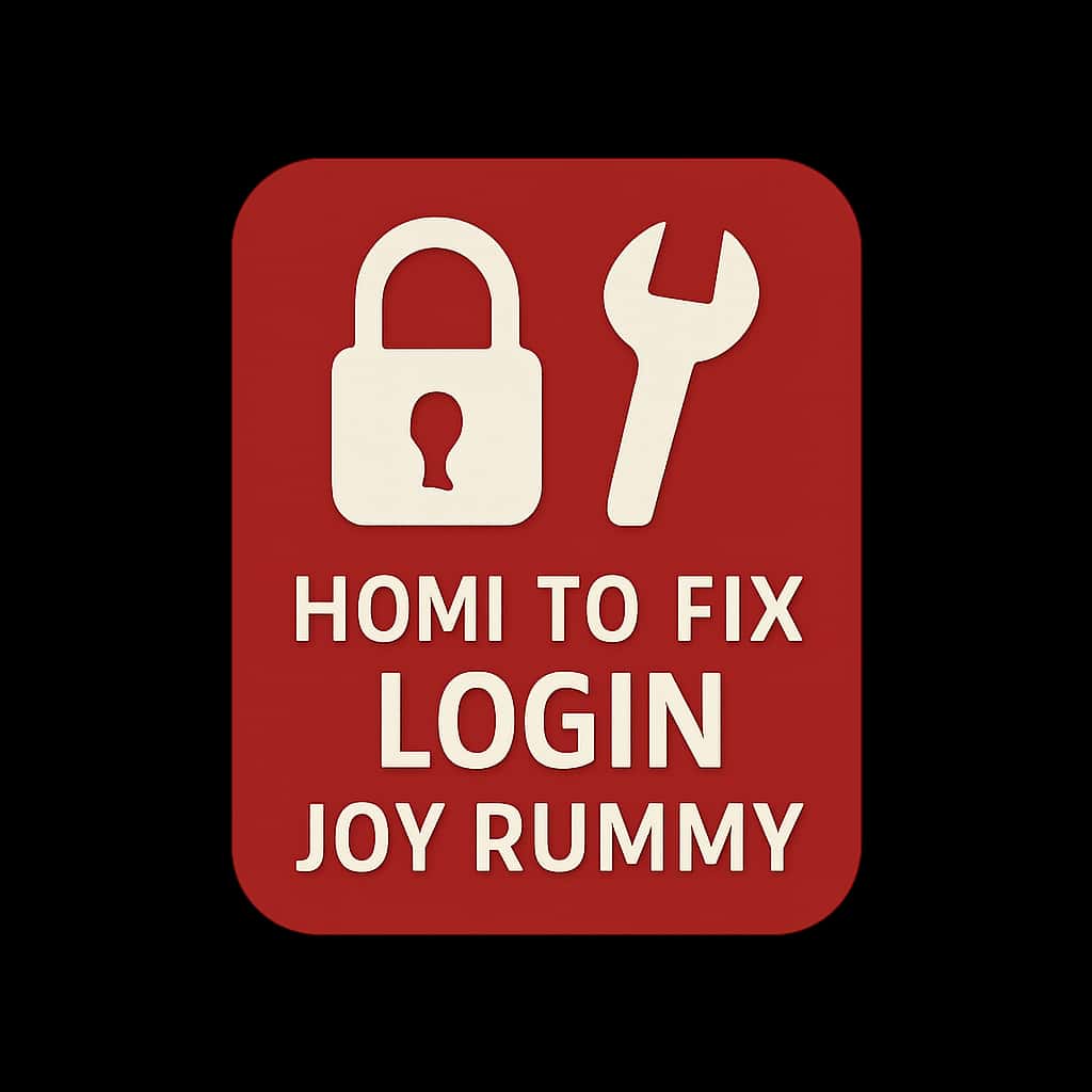 A badge representing Joy Rummy login assistance