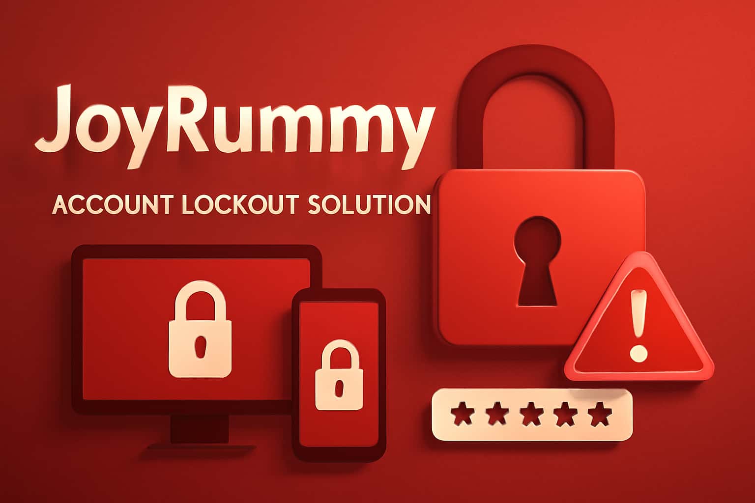 Visual representation of the Joy Rummy Account Lockout information.