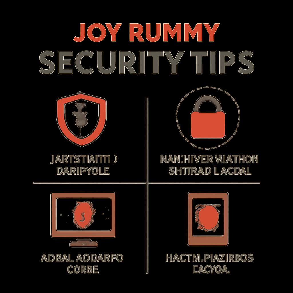 An educational diagram related to Joy Rummy Security Tips.