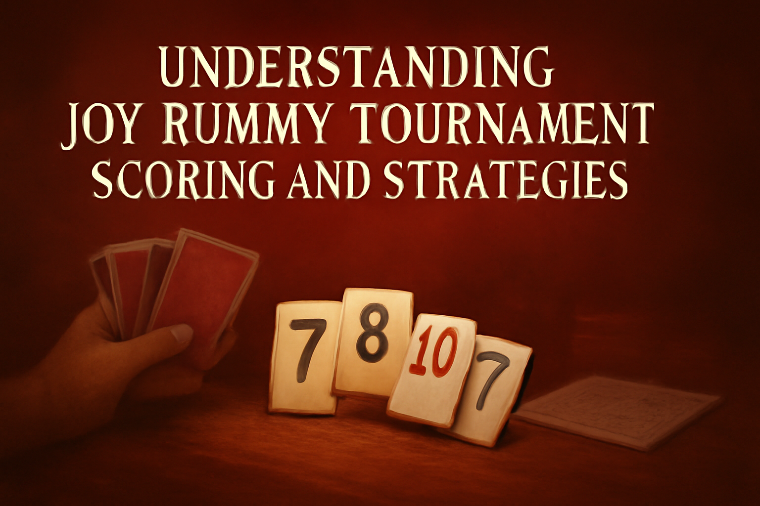 An informative landscape image depicting the Joy Rummy Login Guide.