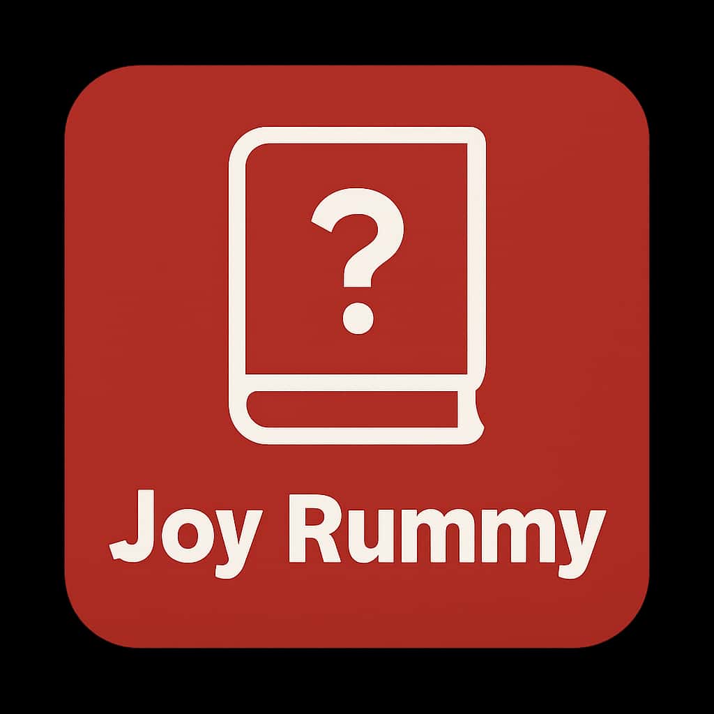 A badge symbolizing user guidance for the Joy Rummy experience.
