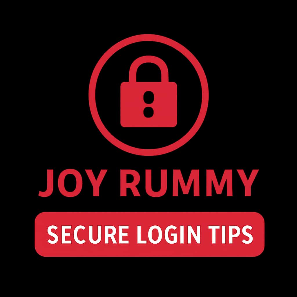 Symbolic representation of Secure Joy Rummy Login Tips.